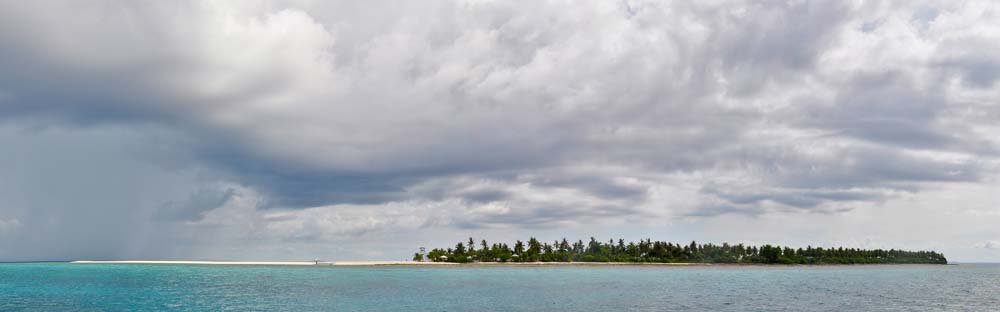 Tormenta, isla de Kalanggaman, Las Filipinas Tormenta, isla de Kalanggaman, Las Filipinas