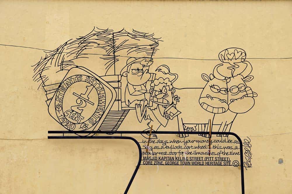 Escultura en George Town, Penang, Malasia Escultura en George Town, Penang, Malasia