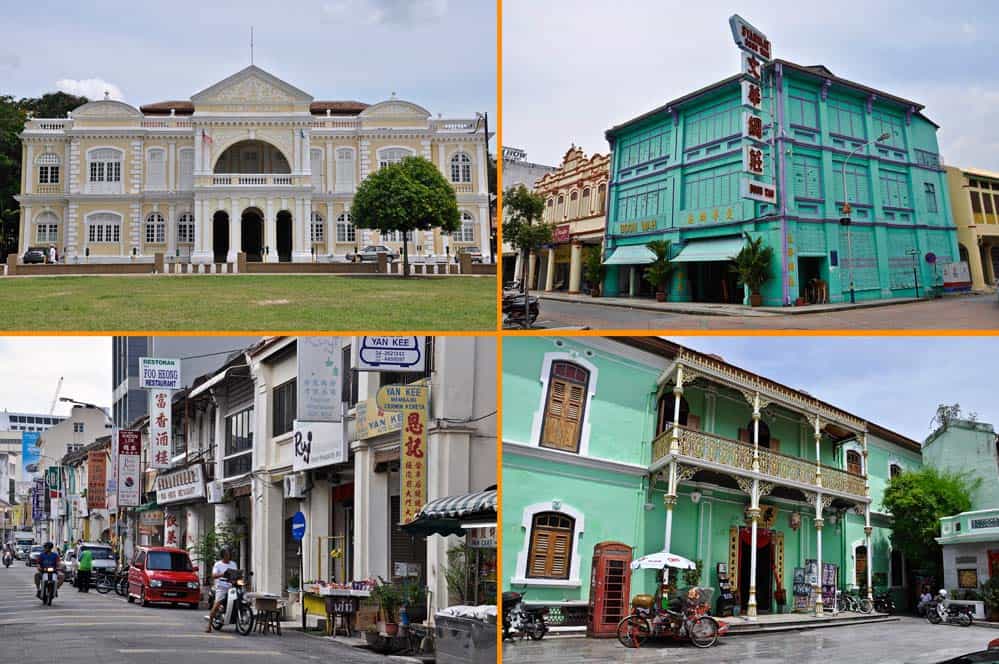 Arquitectura en George Town, Penang, Malasia Arquitectura en George Town, Penang, Malasia