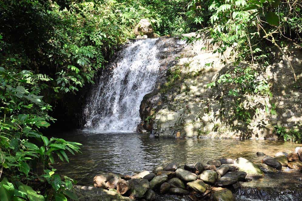 Cascata nel parco Gunung Leuser a Bukit Lawang | Viaggio Indonesia Cascata nel parco Gunung Leuser a Bukit Lawang | Viaggio Indonesia