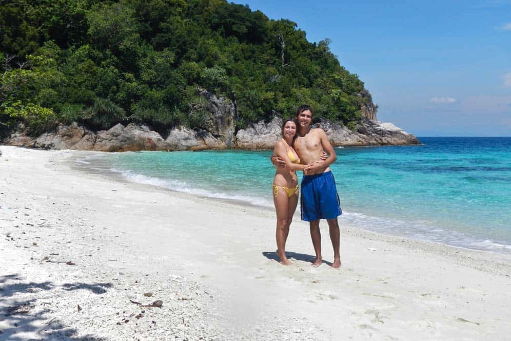 Nosotros en Romantic Beach, Islas Perhentian, Malasia | Las mejores playas de las Perhentian Nosotros en Romantic Beach, Islas Perhentian, Malasia | Las mejores playas de las Perhentian