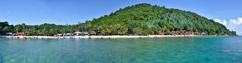 Panorama isola Perhentian Kecil | Viaggio in Malesia