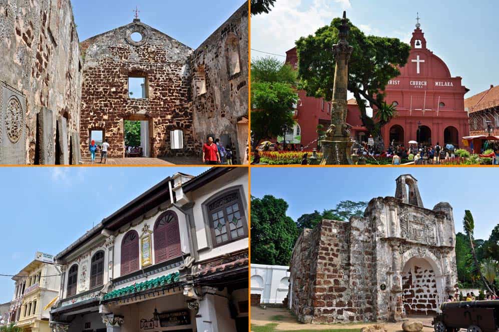 Monumentos de Malaka Monumentos históricos de Melacca