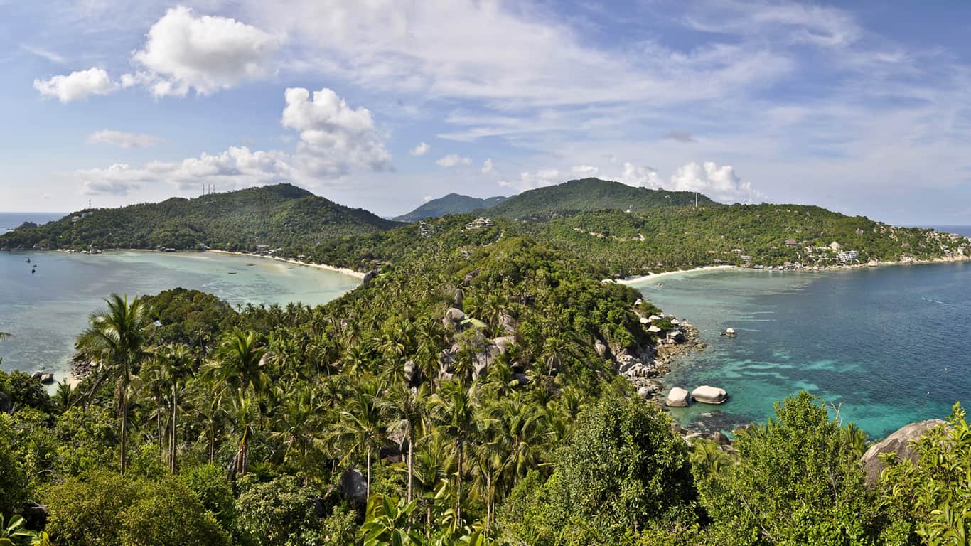 sfondo schermo Koh Tao 1366x768