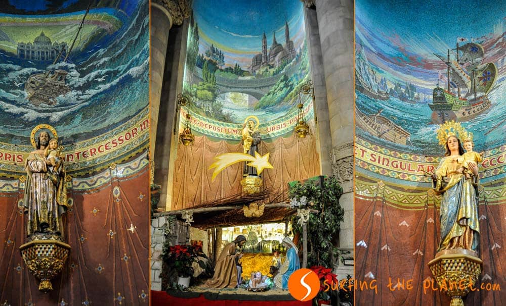 Mosaics in the church on Tibidabo