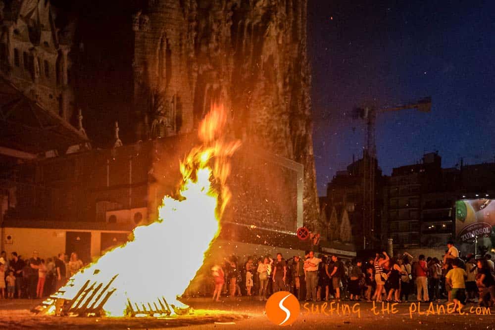 Coca de fruta Sant Joan Barcelona
