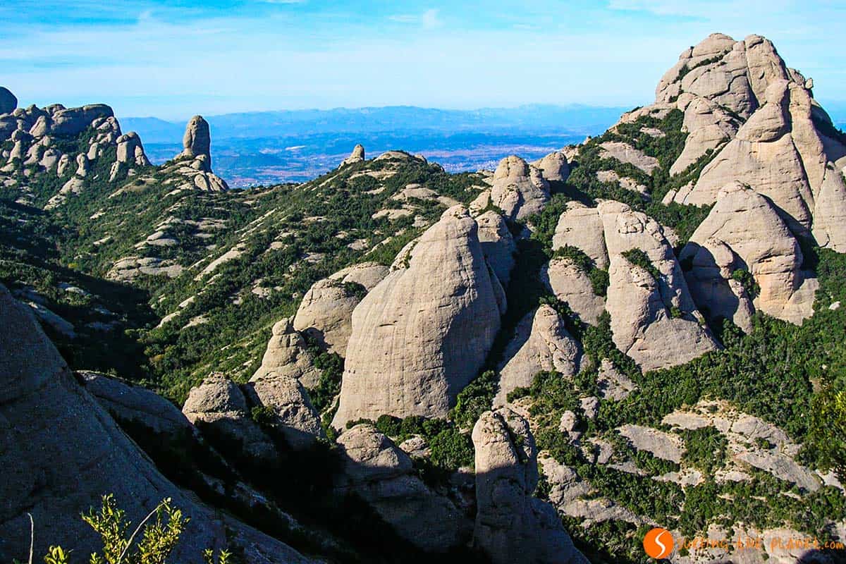 Las montañas de Montserrat, Cataluña, España