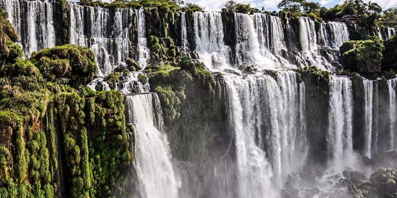 Panotama delle cascate di iguazù Argentina