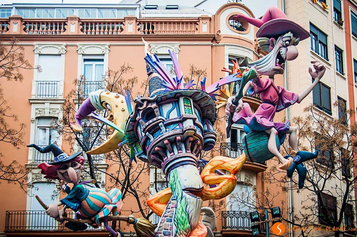 Parte superior Fallas Valencia | Visitar Valencia