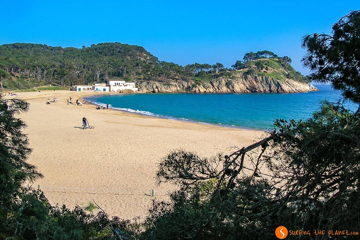 Platja Es Castell, Costa Brava, Cataluña Platja Es Castell, Costa Brava, Cataluña