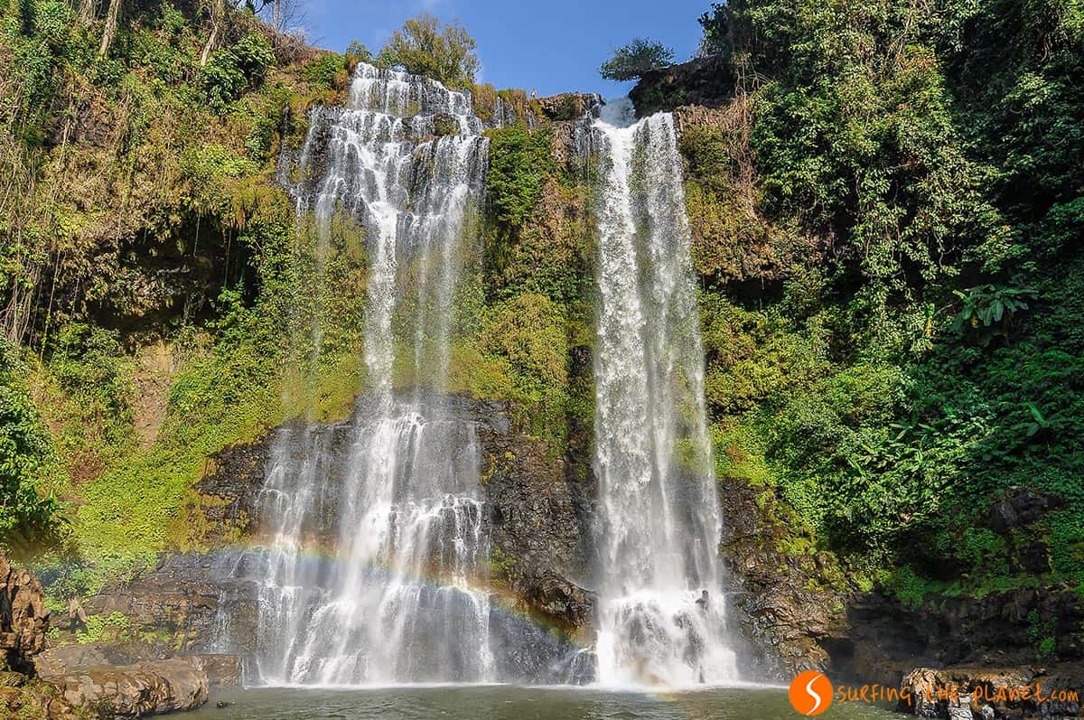 Beautiful waterfall, Bolaven Plateau, Laos Beautiful waterfall, Bolaven Plateau, Laos