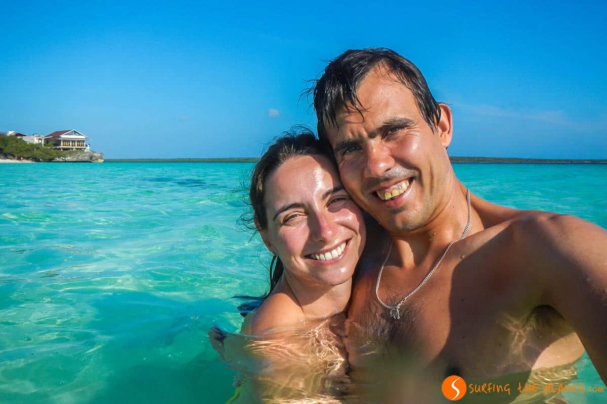 En el mar, Cayo Las Brujas, Cuba En el mar, Cayo Las Brujas, Cuba