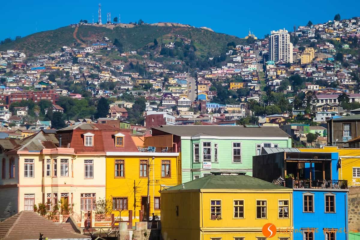 Casas de colores, Valparaíso, Chile