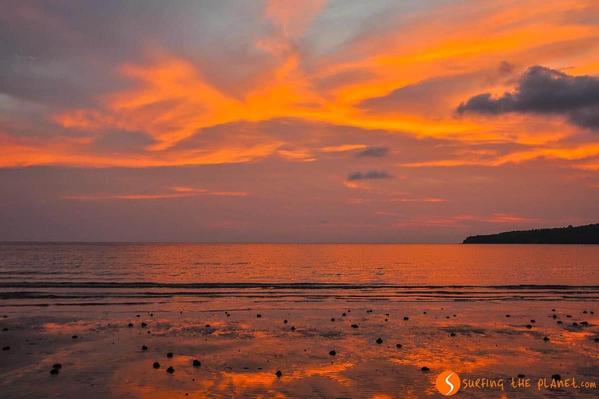 Colors of sunset, Koh Ta Kiev, Cambodia