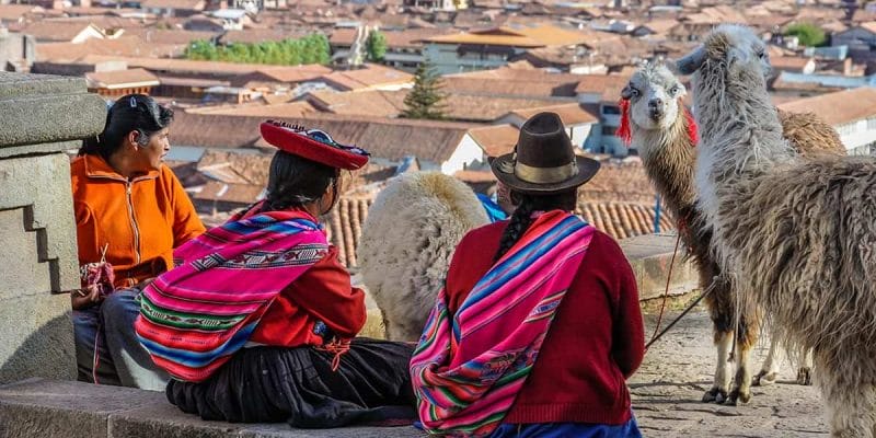 Mujeres quechuas, Cuzco, Perú