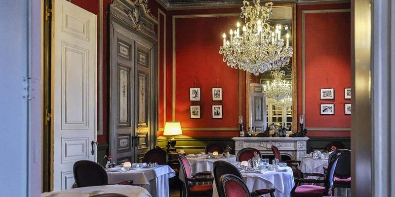 restaurante Le Mystique, hotel Heritage, Brujas