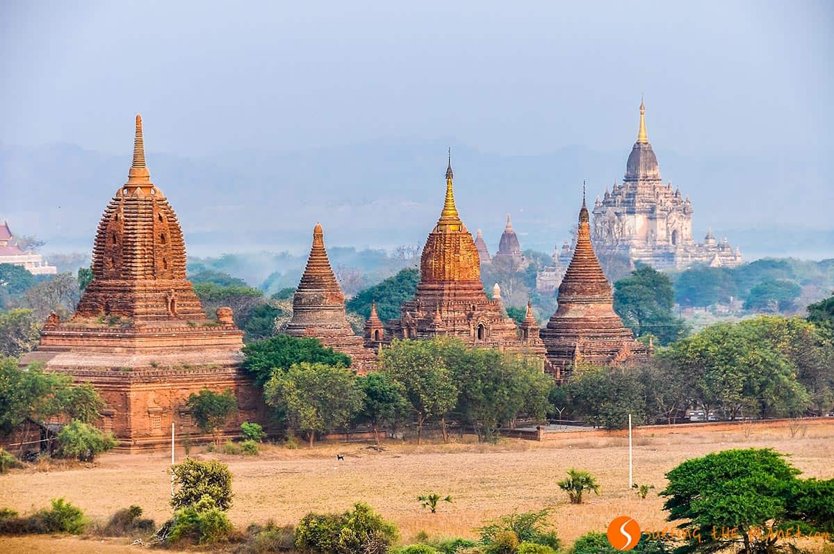 Templos, Bagan, Myanmar