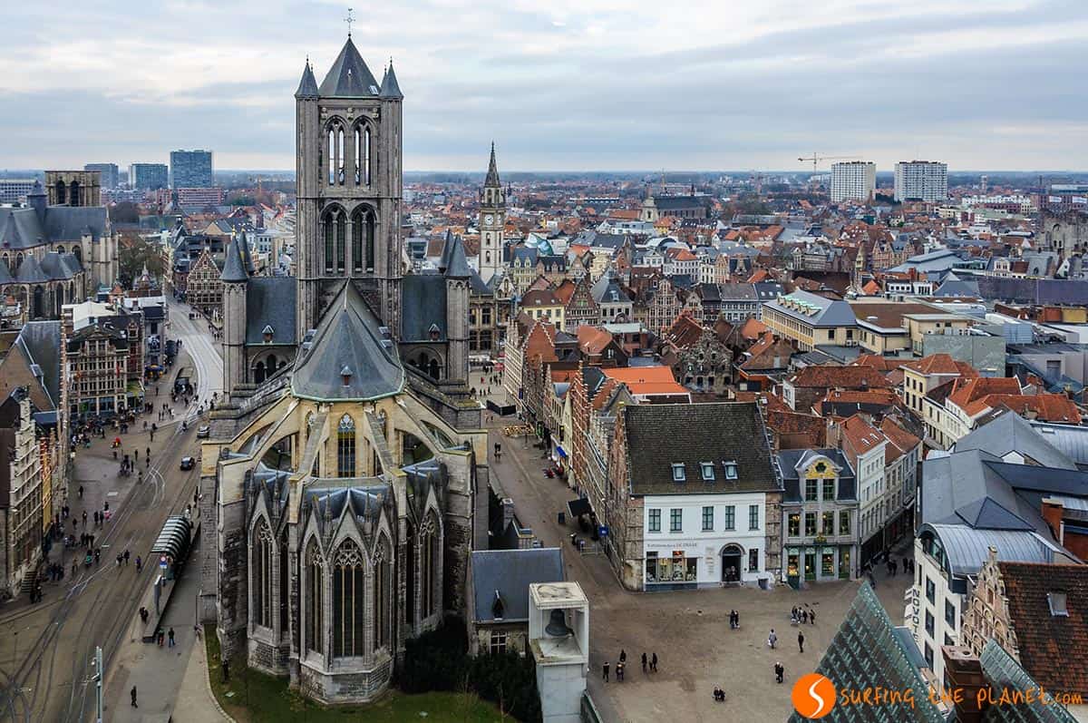 Vista desde el Belfort, Gante, Bélgica | Qué ver en Gante