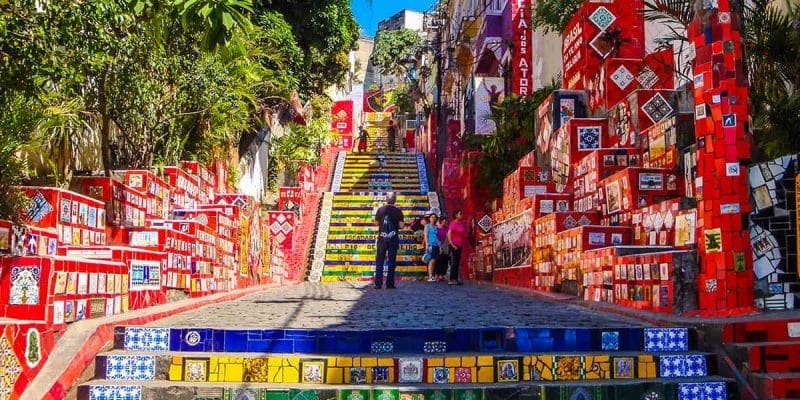 Escaleras Selaron, Río de Janeiro, Brasil