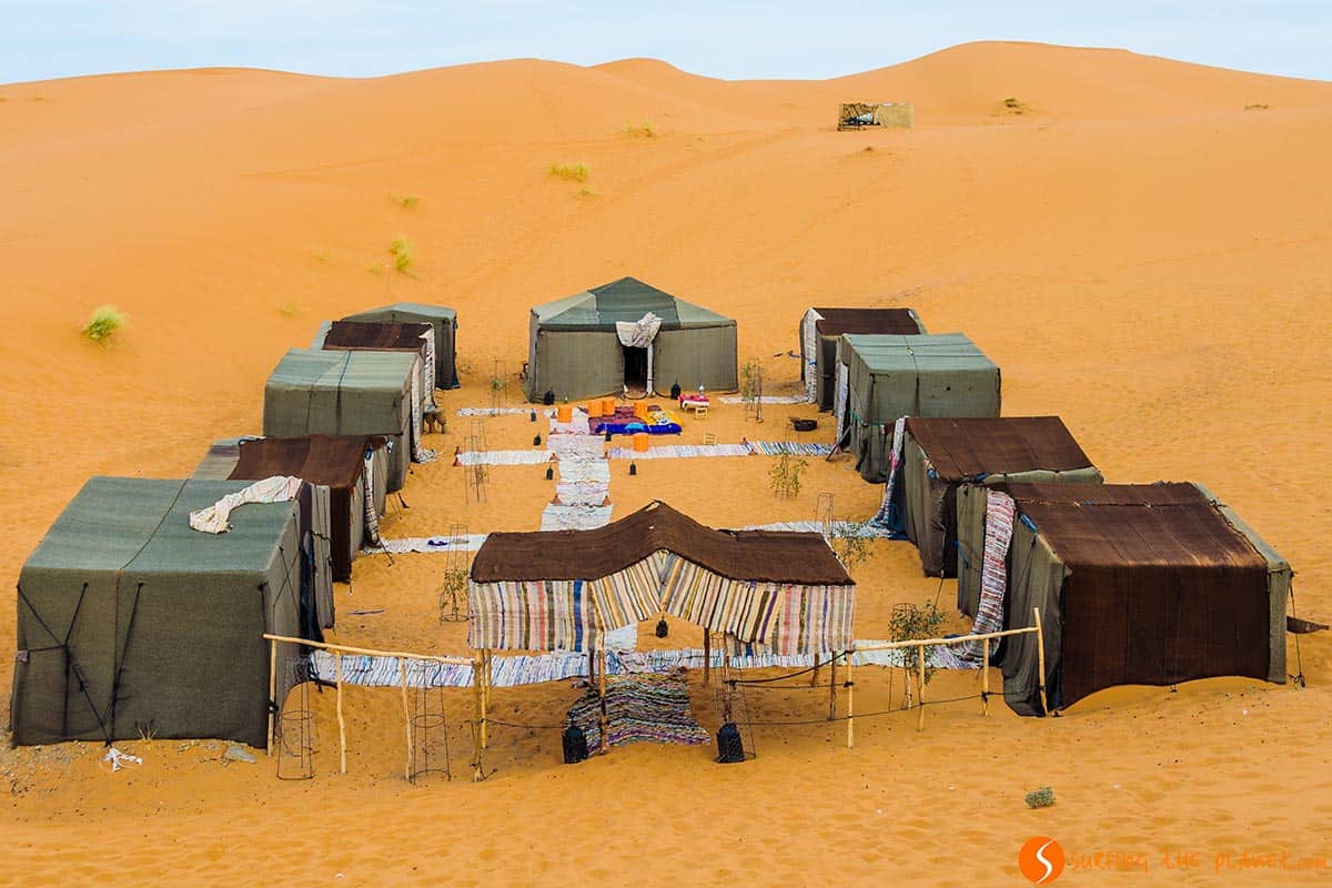 Campsite, Merzouga Desert, Morocco Campsite, Merzouga Desert, Morocco