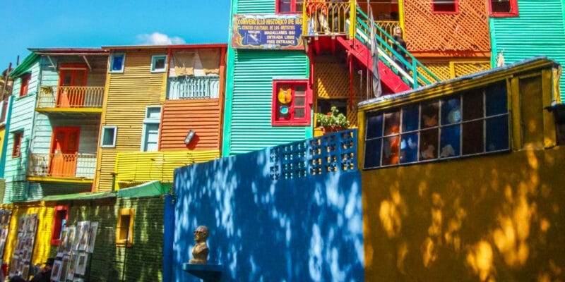 Casas de color, La Boca, Buenos Aires