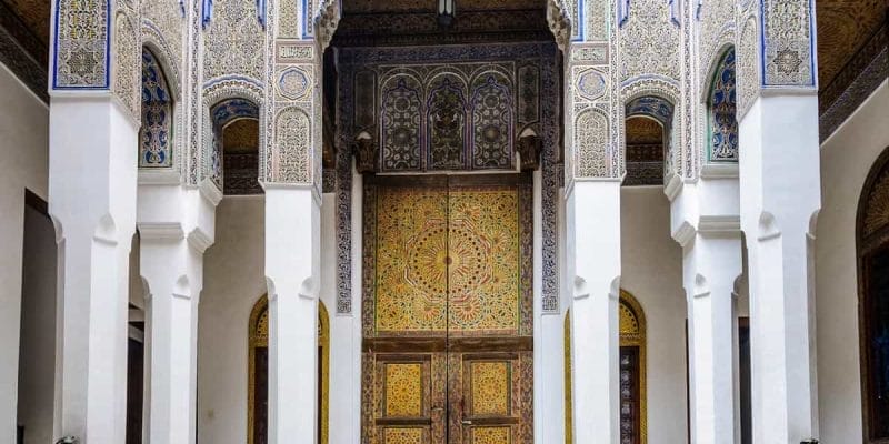 Patio de dia, Dar Seffarine, Fez