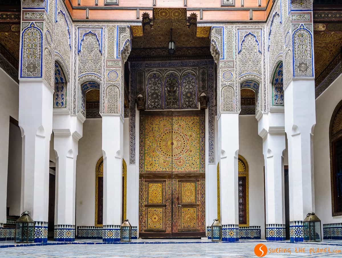 Cortile di giorno, Dar Seffarine, Fès Cortile di giorno, Dar Seffarine, Fès