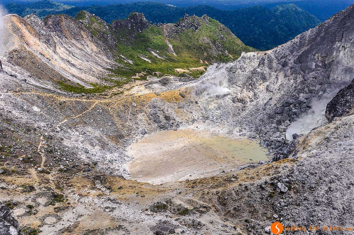Volcan Gunung Sibayak, Berastagi, Sumatra, Indonesia | Que hacer en Indonesia