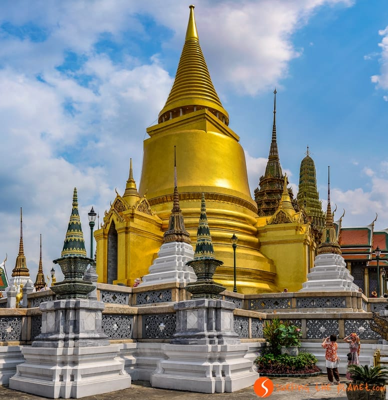 Estupa dorada, Wat Phra Kaew, Bangkok | Que visitar en Bangkok en 3 días Estupa dorada, Wat Phra Kaew, Bangkok | Que visitar en Bangkok en 3 días