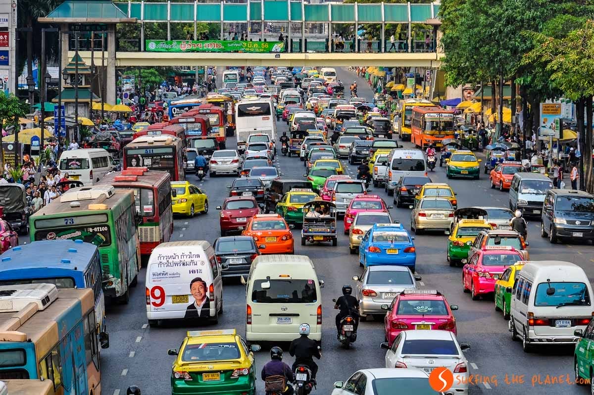 Tráfico, Bangkok | Que visitar en Bangkok en 3 días Tráfico, Bangkok | Que visitar en Bangkok en 3 días