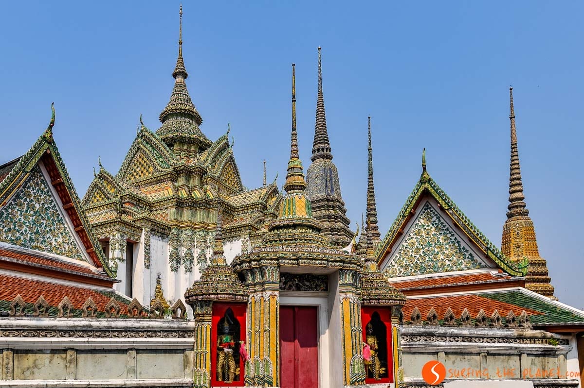 Estupas, Wat Pho, Bangkok | Que ver en Bangkok en 3 días Estupas, Wat Pho, Bangkok | Que ver en Bangkok en 3 días