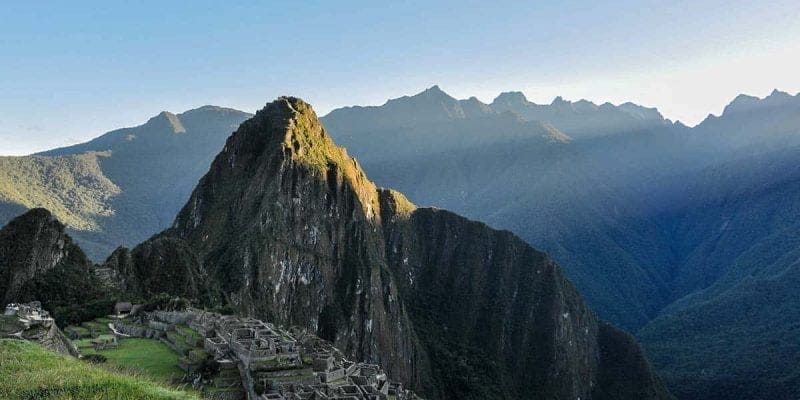 Amanecer, Machu Picchu, Perú