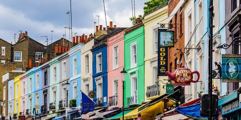 Que ver en Londres en 3 días | Casas, Portobello Road, Londres