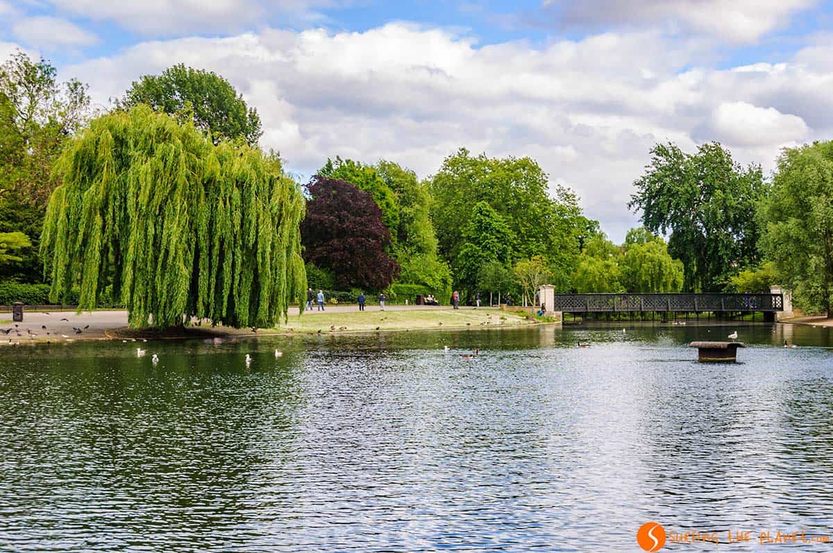 Lago, Regent's Park, Londres Lago, Regent's Park, Londres