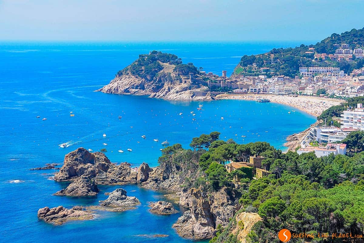 Vista panorámica, Tossa de Mar, Cataluña | Que hacer en Barcelona en 4 días Vista panorámica, Tossa de Mar, Cataluña | Que hacer en Barcelona en 4 días