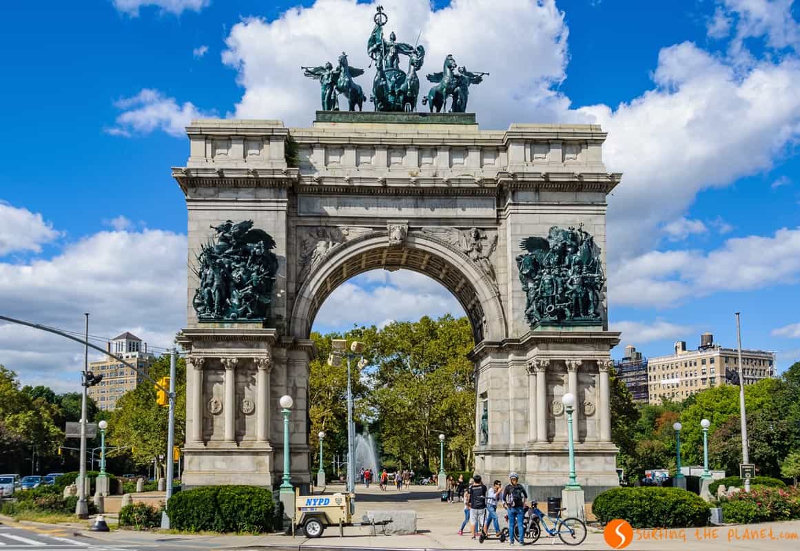 Qué ver en Brooklyn | Arco de Triunfo en Grand Army Plaza, Brooklyn, Nueva York Qué ver en Brooklyn | Arco de Triunfo en Grand Army Plaza, Brooklyn, Nueva York
