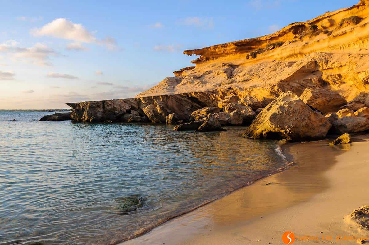 The best beaches in Formentera | Caló des Mort Beach at sunset, Formentera, Spain The best beaches in Formentera | Caló des Mort Beach at sunset, Formentera, Spain
