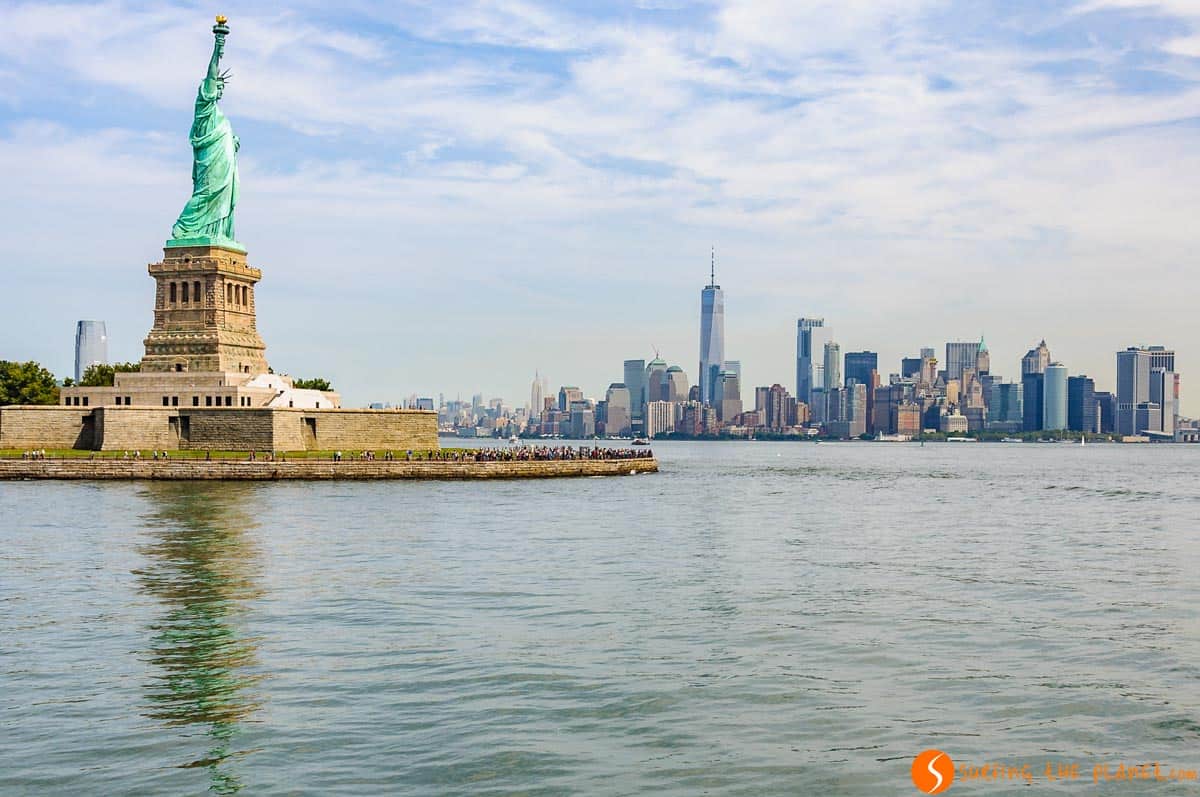 Vista Manhattan y Estatua de Libertad, Nueva York | Que hacer en Nueva York con niños Vista Manhattan y Estatua de Libertad, Nueva York | Que hacer en Nueva York con niños