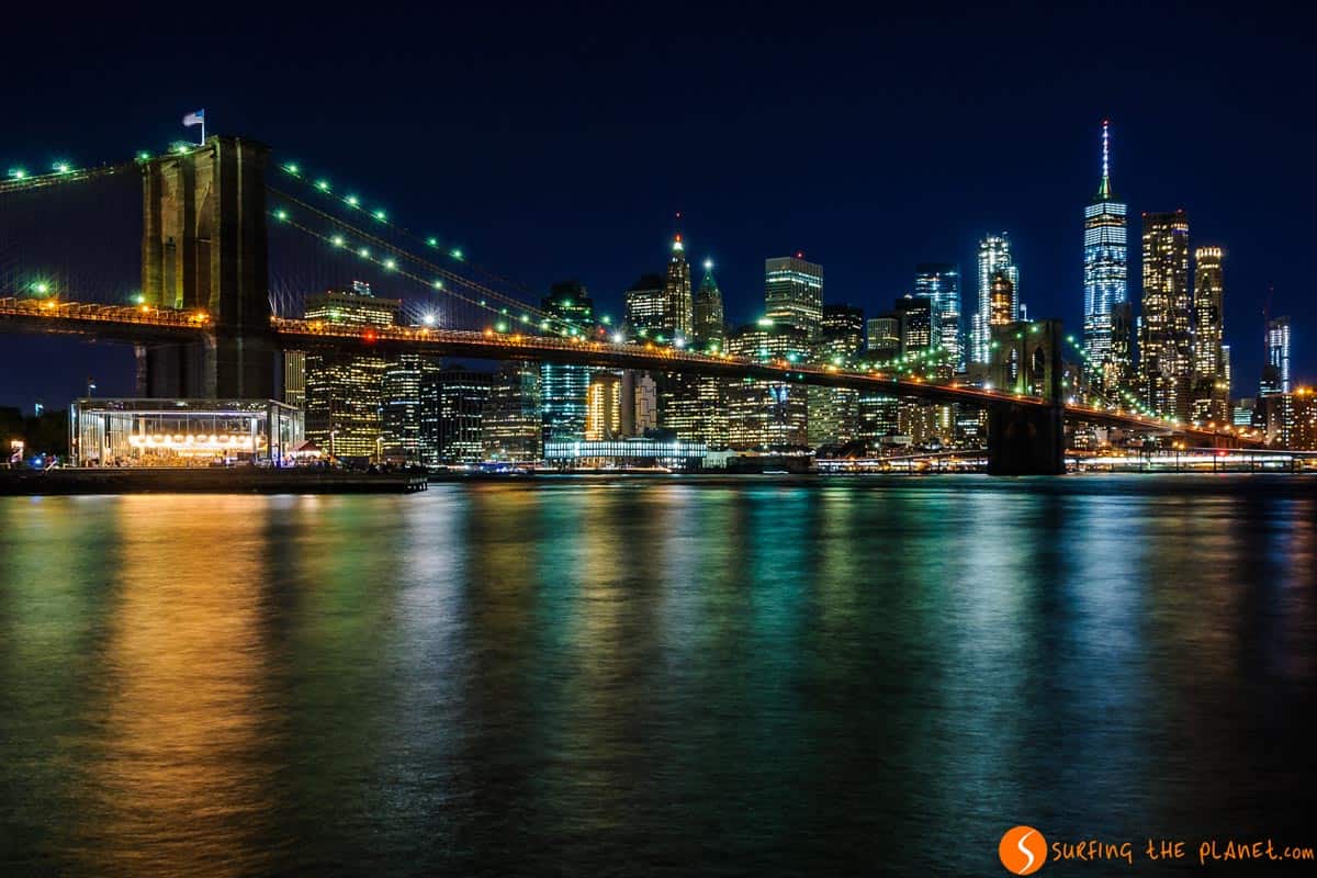 Vista Manhattan de noche, DUMBO, Nueva York | Que ver en Nueva York en 5 días Vista Manhattan de noche, DUMBO, Nueva York | Que ver en Nueva York en 5 días
