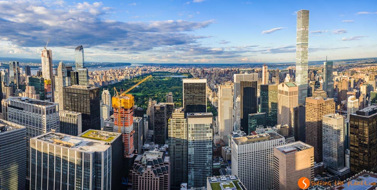 View of Central Park from Top of the Rock, New York View of Central Park from Top of the Rock, New York