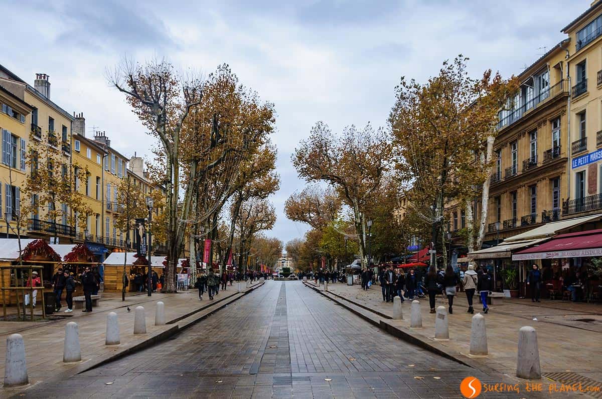 Cours Mirabeau, Aix-en-Provence Cours Mirabeau, Aix-en-Provence