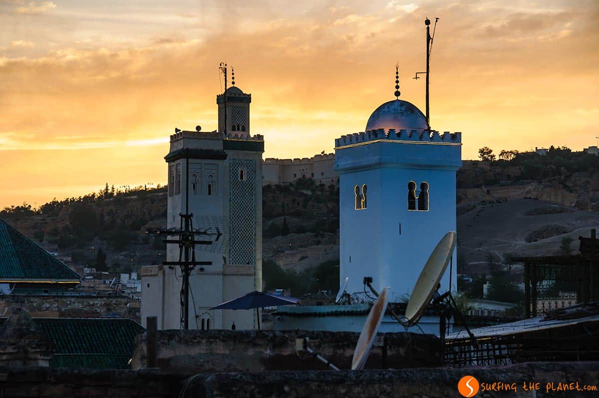 Tramonto a Fès, Marocco Tramonto a Fès, Marocco