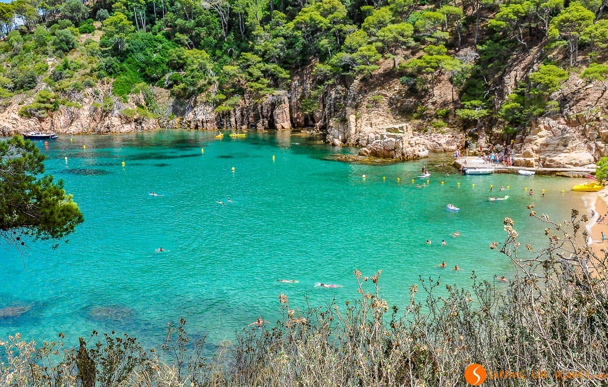 Mar en Cala Aiguablava, Begur, Costa Brava | 20 Parajes naturales que visitar en Cataluña