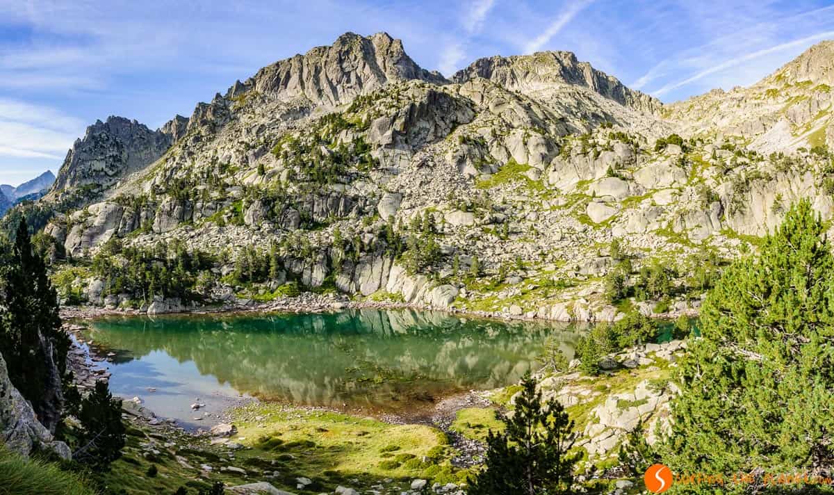 Estany Obagues de Ratera, Parque Nacional de Aigüestortes, Cataluña Estany Obagues de Ratera, Parque Nacional de Aigüestortes, Cataluña