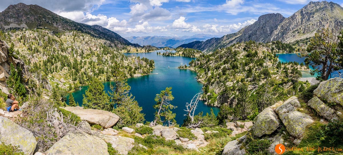 Vista de Refugio JM Blanc, Parque Nacional de Aigüestortes, Cataluña | Carros de Foc