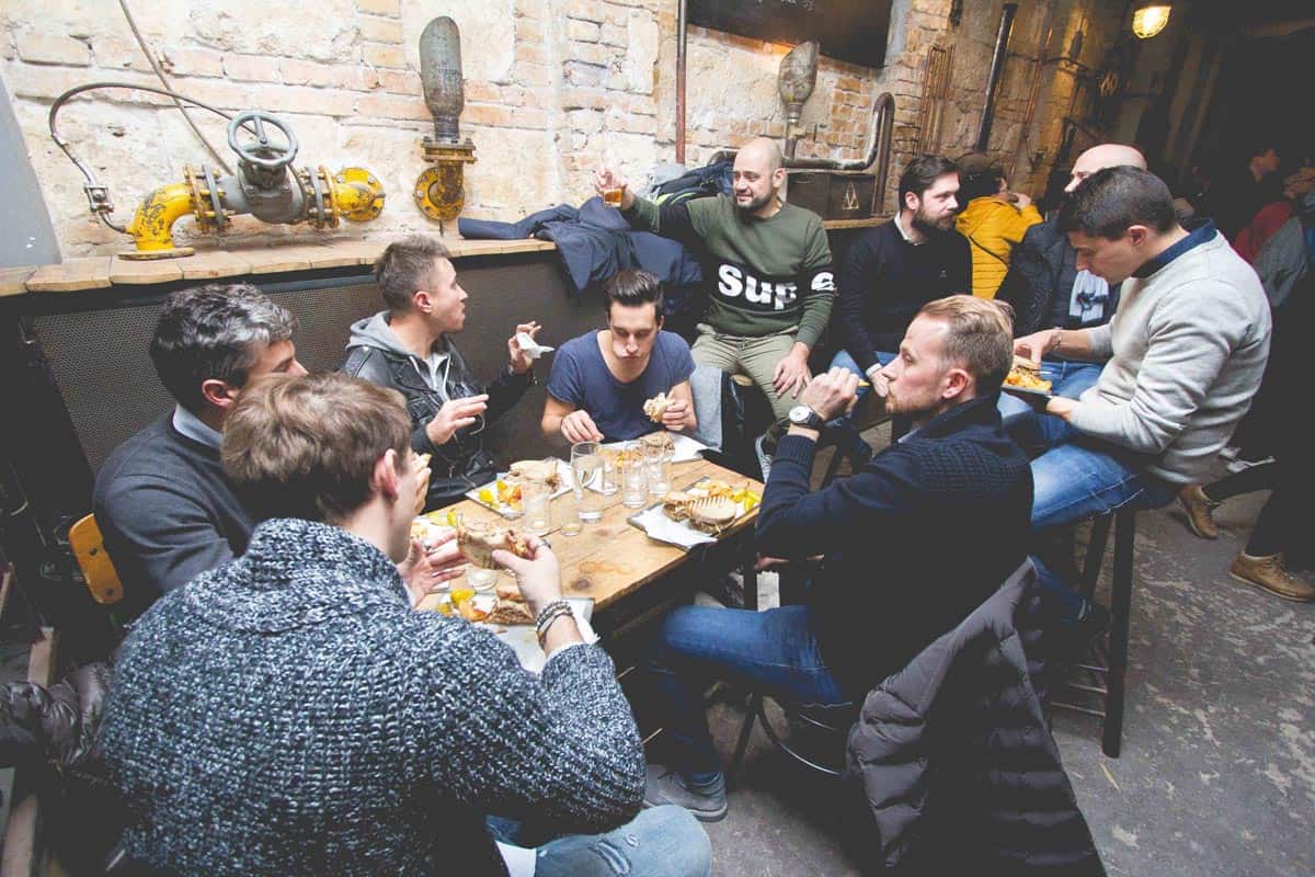 Evening atmosphere, Élesztőház, Budapest Evening atmosphere, Élesztőház, Budapest