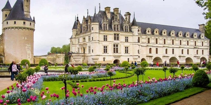 Ruta por los Castillos del Loira | Jardín, Castillo de Chenonceaux, Valle del Loira, Francia