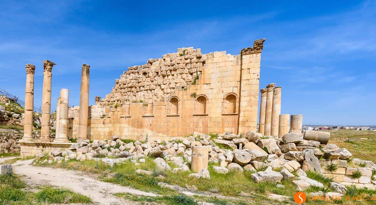 Templo de Zeus, Jerash, Jordania Templo de Zeus, Jerash, Jordania