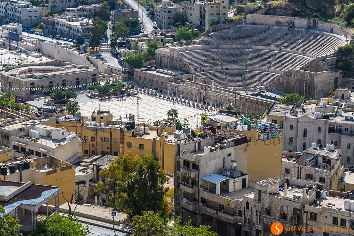 Vista Teatro Romano, Ammán, Jordania | Que ver en Ammán Vista Teatro Romano, Ammán, Jordania | Que ver en Ammán