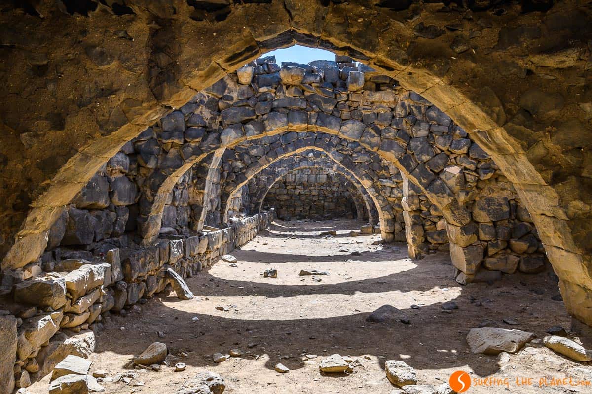 Interior, Qasr Azraq, Jordania Interior, Qasr Azraq, Jordania